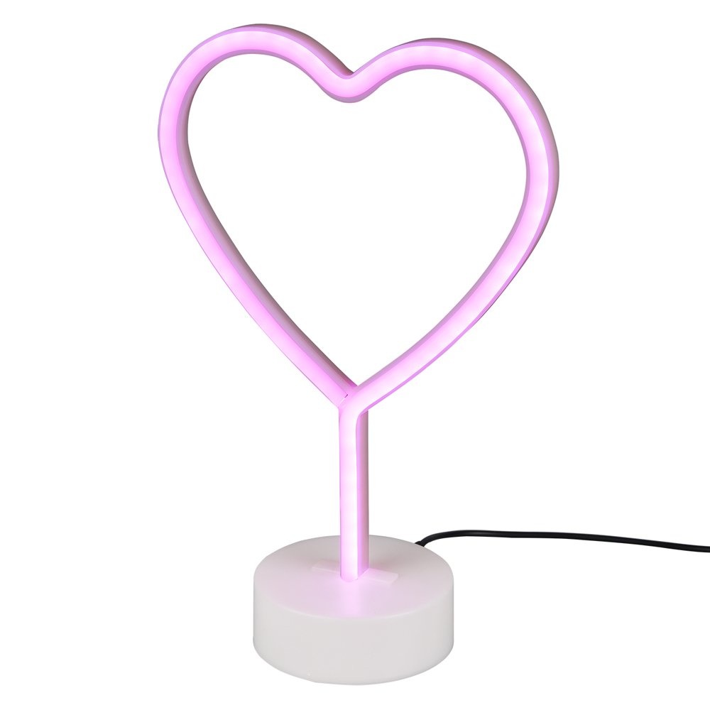 Reality Heart Tafellamp Led excl. Batterijen
