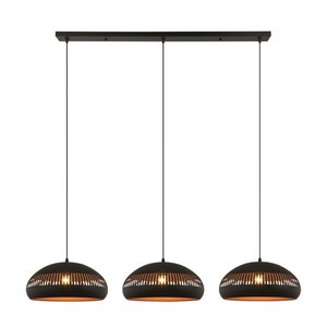 Hanglamp Duomo Zwart - Goud 3 Lichts E27