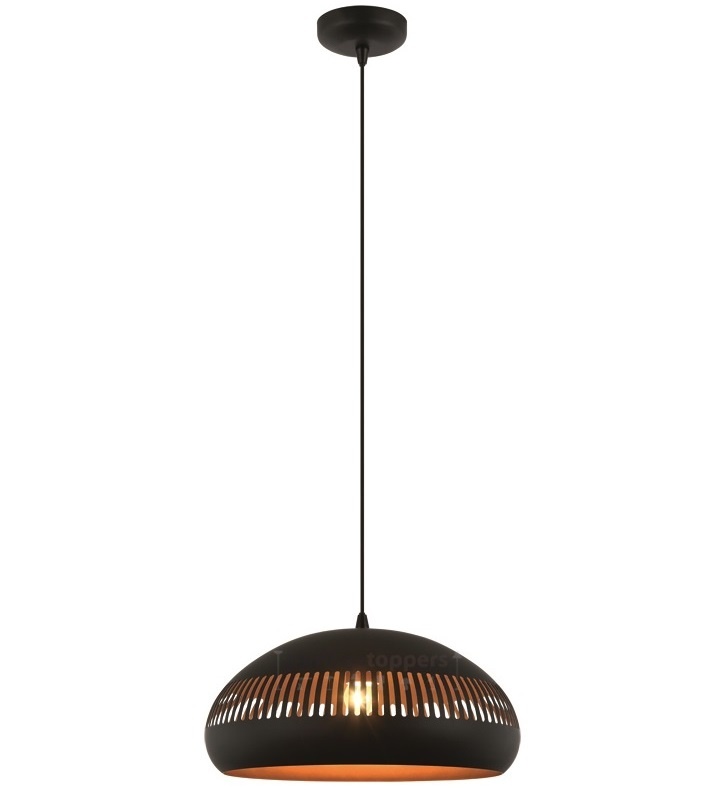 Hanglamp Duomo Zwart - Goud Ø 50cm E27