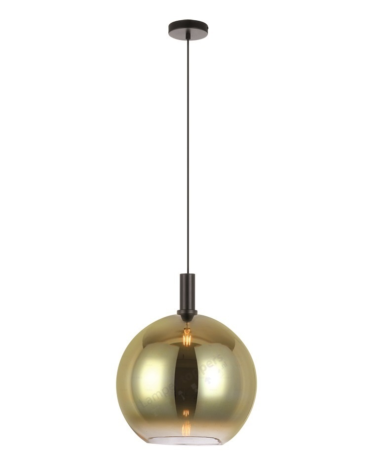 Gradiente - Hanglamp - 40cm - Goud - Zwart - 1 Lichts