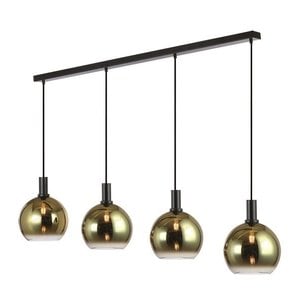 Hanglamp Gradiente Zwart Goud 4 x  Ø 20cm*