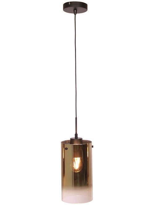 Hanglamp Ventotto Zwart & Goud Glas 1 Lichts