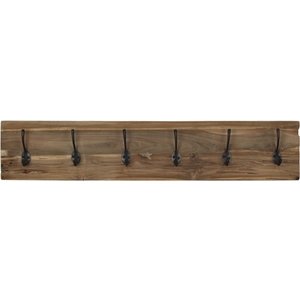 Kapstok Railwood Teak 6 Haken L 90cm