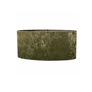 Lampenkap Ovaal Croco Velvet  Green 35cm