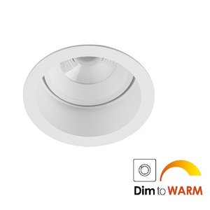 Inbouwspot Rond Wit 6.5Watt Led IP44 DTW