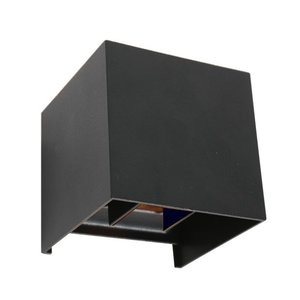 Wandlamp Muro Zwart Led 10x10cm