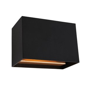 Wandlamp Muro Zwart Goud incl. 3Watt G9