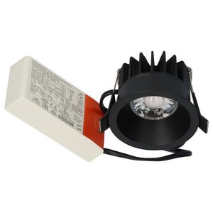 Inbouwspot LED Rond 6.5Watt IP54 Zwart