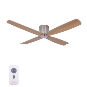 Plafondventilator Chroom Teak