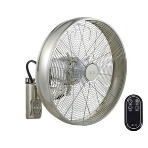 Lucci Air Wandventilator Breeze Staal Ø 46cm