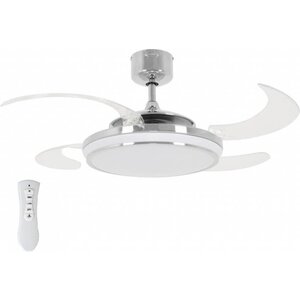 Plafondventilator Fanaway Evo 1 Chroom Led Ø 122cm
