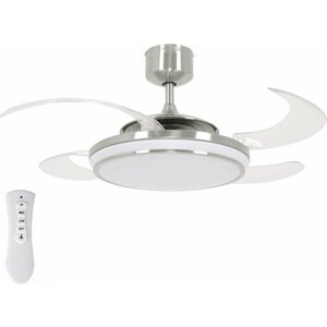 Plafondventilator Fanaway EVO 1 Mat Staal Led Ø 122cm