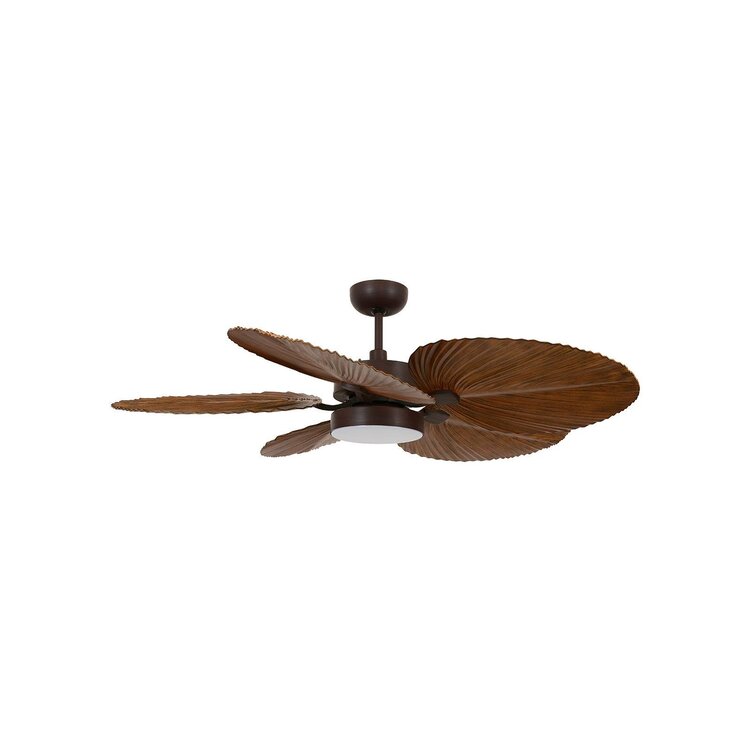 Lucci Air Plafondventilator Bali Bruin incl. 18Watt Led Ø 132cm