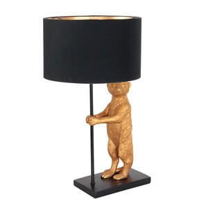 Tafellamp Animaux  incl. Kap Zwart-Goud Chintz