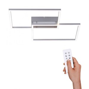 Plafondlamp Iven RVS Led Incl. Afstandsbediening