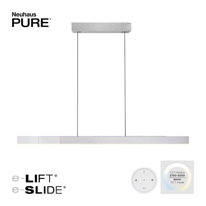 Neuhaus PURE-MOTO-RISE Hanglamp Slide & Lift Aluminium