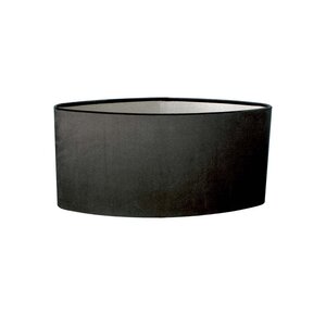 Lampenkap Ovaal Velvet  Black 35cm