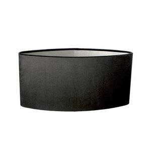 Lampenkap Ovaal Velvet  Black 40cm