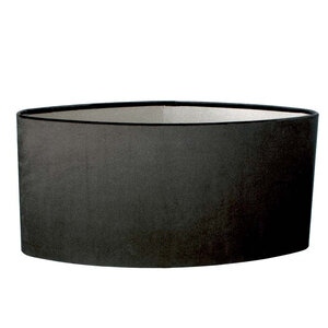 Lampenkap Ovaal Velvet  Black 45cm