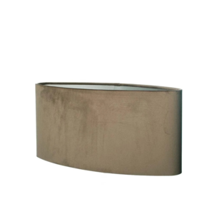 Lampenkap Ovaal Velvet  Brown 35cm