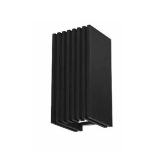 Wandlamp Brick Zwart 2x GU10