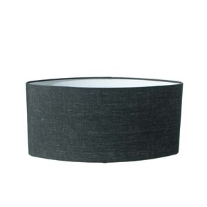 Lampenkap Ovaal Linnen  Zwart 35cm