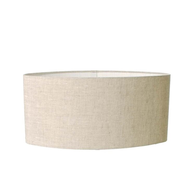 Lampenkap Ovaal Vlaslinnen Licht 35cm