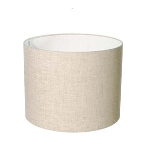 Lampenkap Cilinder Short Vlaslinnen  Licht Ø 30cm