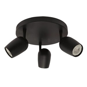 Freelight Spot Trova Zwart GU10 3-Lichts