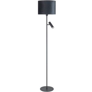Vloerlamp Trend Zwart 2 lichts incl. Kap