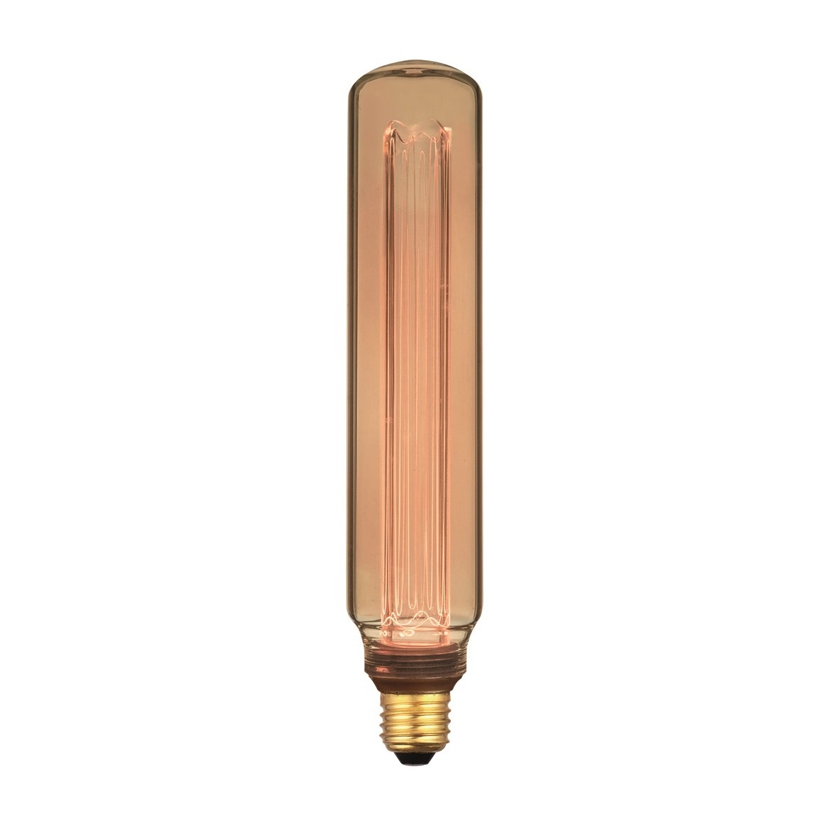 LED Buislamp E27 - 4.3W - Gold - 30cm - 3 Standen Memory
