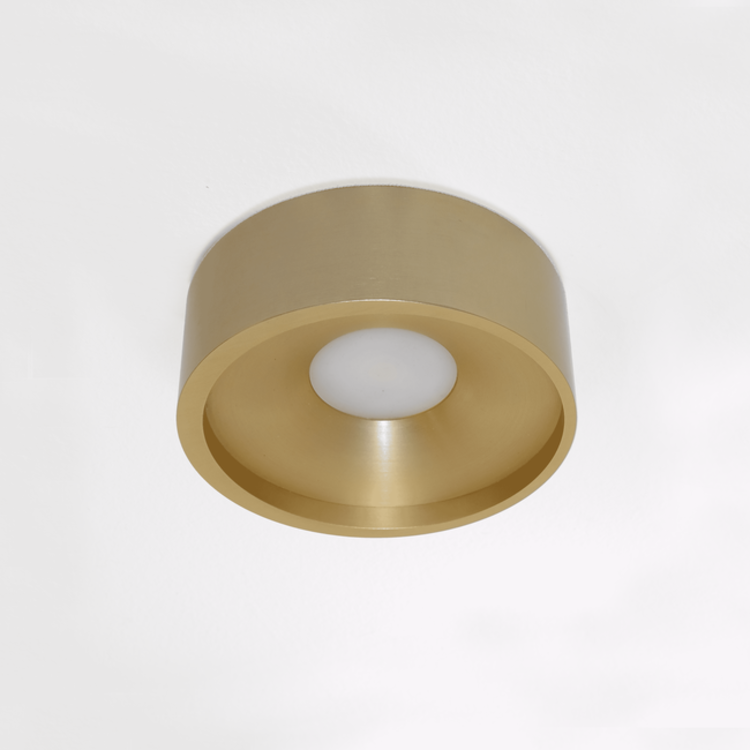 Artdelight Plafondlamp Orlando Goud Ø 14cm