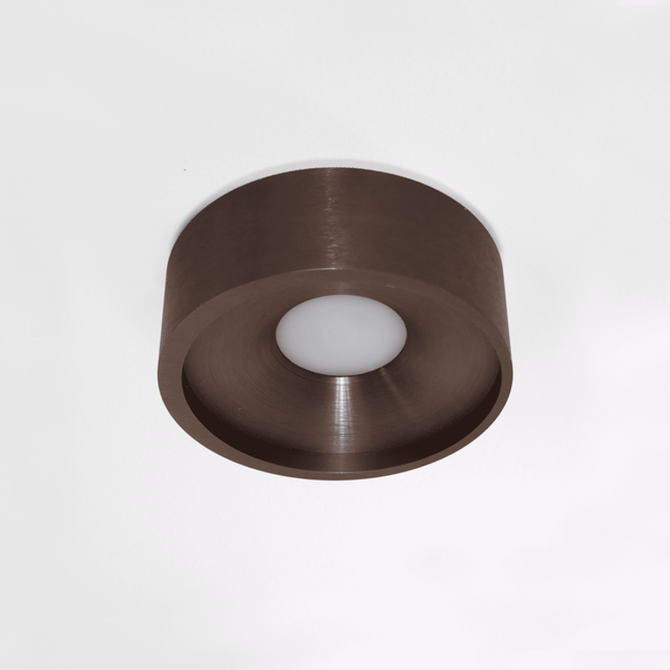 Artdelight Plafondlamp Orlando Brons Koper Ø 14cm