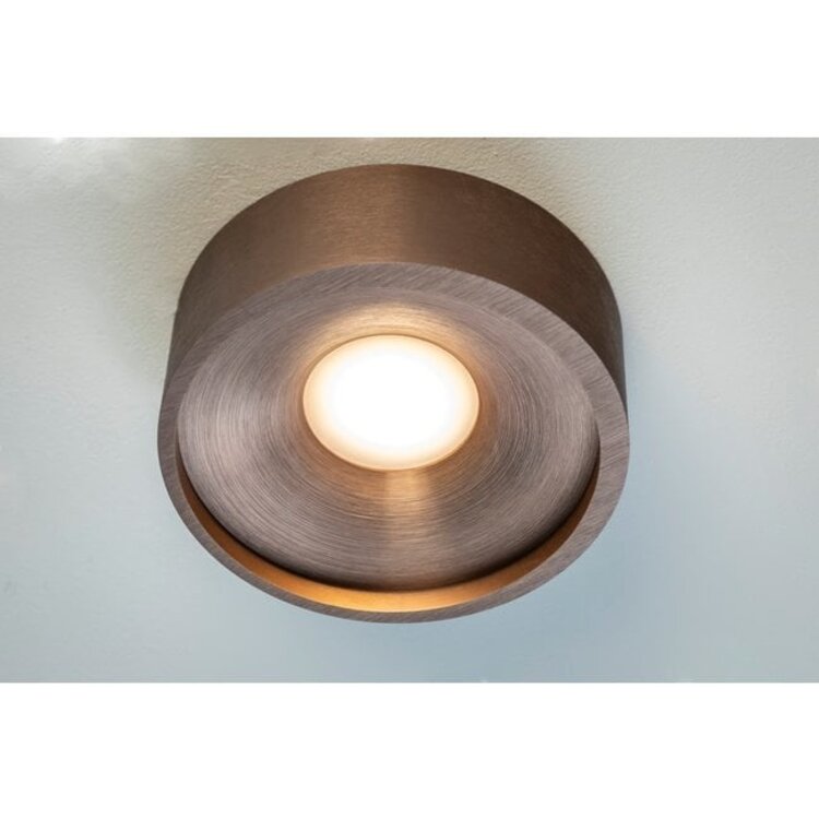 Artdelight Plafondlamp Orlando Brons Koper Ø 14cm