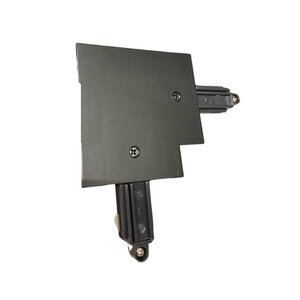 Inbouw Hoekstuk Trackline Zwart Links 90°