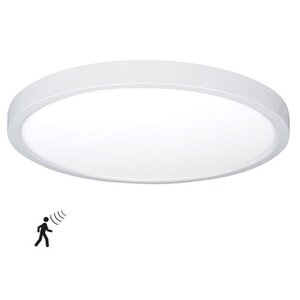 Plafondlamp Piatto Wit Ø 30,5 cm incl. Sensor