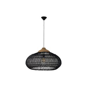 HSM Collection Hanglamp Rotan Zwart & Naturel Ø 65cm