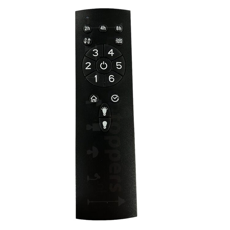 Freelight Plafondventilator Arioso Eco Zwart Incl. 16W Led & 6 Speed - Afstandsbediening - Ø 127cm