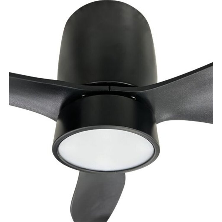 Freelight Plafondventilator Arioso Eco Zwart Incl. 16W Led & 6 Speed - Afstandsbediening - Ø 127cm