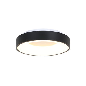 Plafondlamp Ringlede Zwart Ø 38cm Led 40Watt