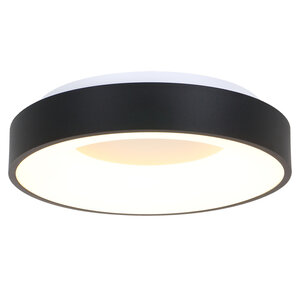 Plafondlamp Ringlede Zwart Ø 48cm Led 40Watt