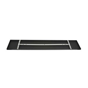 Plafondplaat Zwart Rechthoek 140 x 25 x 2,5 cm+