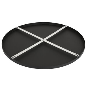 Plafondplaat Zwart Rond Ø 70cm
