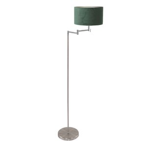 Vloerlamp Bella Staal Lampenkap Ø 30cm Groen E27 Fitting