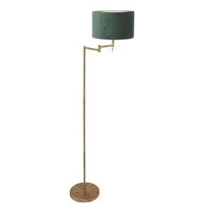 Vloerlamp Bella Brons Lampenkap Ø 30cm Groen E27 Fitting