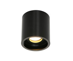 Opbouwspot Pélite Zwart Ø 8.5cm - GU10 Fitting 1731ZW