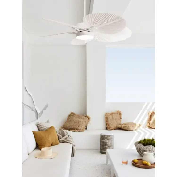 Lucci Air Plafondventilator Bali Wit incl. 18Watt Led Ø 132cm