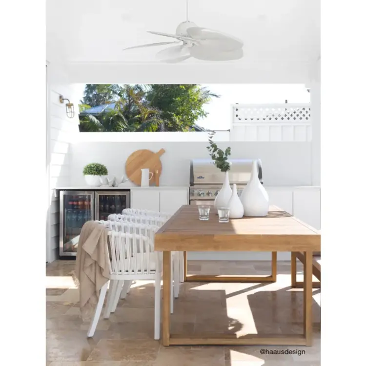 Lucci Air Plafondventilator Bali Wit incl. 18Watt Led Ø 132cm