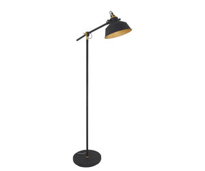 Vloerlamp Nove Zwart Goud E27 Fitting 40W max. 1322ZW