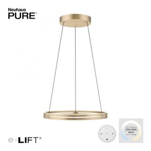 Neuhaus PURE-MOTO-E-LOOP Hanglamp E-Lift  Gold Ø 70cm
